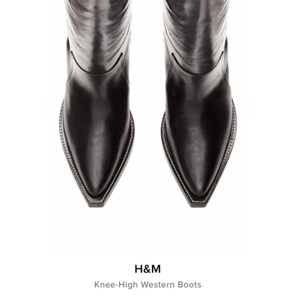 H&M STUDIO AW16 Knee-High Western Boots - Picture 4 of 16